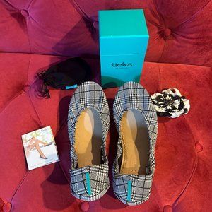 NIB New In Box Tieks SEAFIELD Check WOMENS size 13 Limited Edition Release!